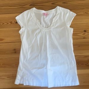 Lilly Pulitzer white tunic size large